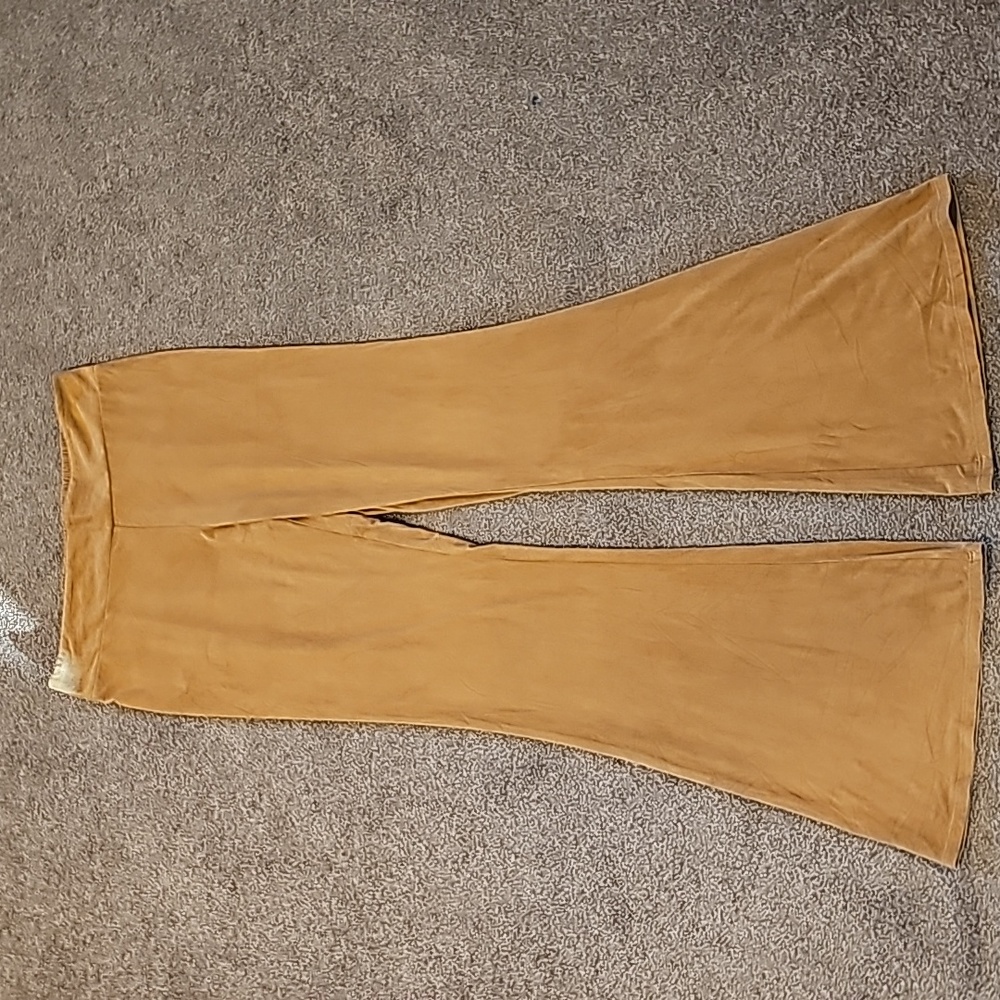 Copper Key pull on bell bottom slacks